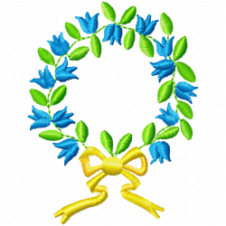 Flowers And Tree Embroidery Design 6 Flowers And Tree Embroidery Design 6